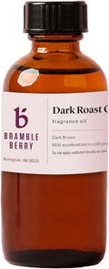 Bramble Berry Dark Roast Coffee Fragrance Oil 2 oz | Bold Coffeehouse Scent with Hazelnut, Vanilla & Cream for Soap Making, Candles, Lotion & Scrubs | Skin Safe, Vegan, Paraben & Phthalate Free