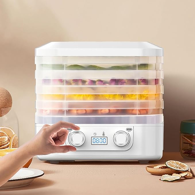 Food Freeze Dryer Machine for Home with 5 Trays, Candy Freeze Dryer with Smart Timer & Temp Control, Freeze Dried Snack Maker for Fruit, Meat & Veggies Storage (Blue)