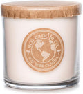 Eco Candle Co. Recycled Candle, Lovely, 6 oz. - Scents of Lavender, Rosewood, Orchid, Bergamot, Cedarwood, & Musk - 100% Soy Wax, No Lead, Kraft Paper Label & Lid, Hand Poured, Midwest Grown Soybeans