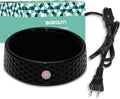 Electric Large Candle Warmer Plate - Ceramic Candle Wax Warmers for Jar Candles, Coffee Mug Warmer, Cup Warmers for Home Office, Aromatherapy Fragrance and Heating Beverage (Black Honeycomb)