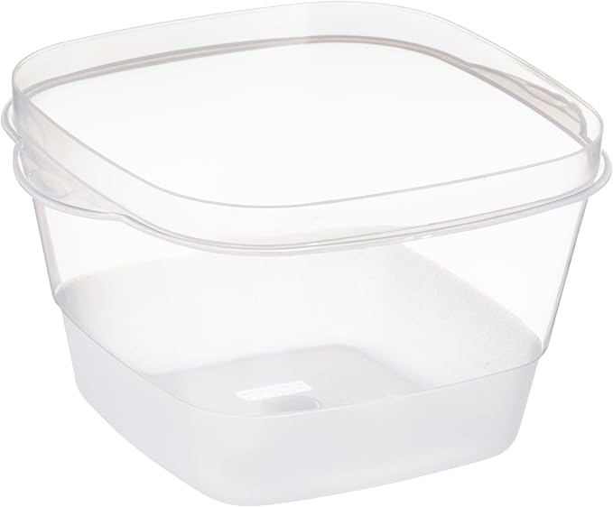 Tribello BPA-Free Plastic Food Storage Set, Red Vented Lids - Microwave, Dishwasher Safe: Perfect for Meal Prep, Leftovers, and Kitchen Organization (3 x 7-Cup)