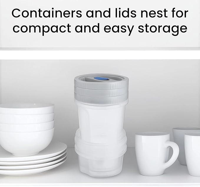 12-Piece BPA-Free Food Storage Container Set, Airtight Leakproof, Dishwasher & Refrigerator Safe, Stackable Reusable Boxes for Meal Prep & Kitchen Organization