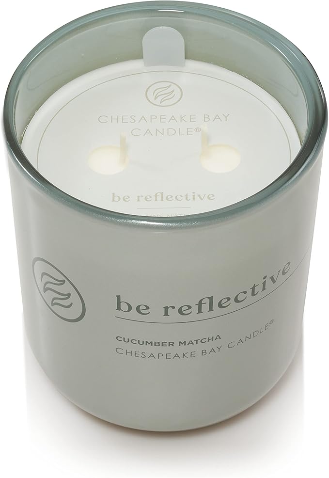 Chesapeake Bay Candle Intentions Collection Candle Be Reflective: Take time to look inward (Cucumber Matcha) 13 oz Home Décor