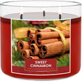 Cinnamon Candles, 14.5oz, Large 3-Wick Soy Wax Candles for Home Scented, Sweet Cinnamon, Apple, Clove Scent, Holiday Gifts for Women, Men, Friend, Teacher, Long Burning Time