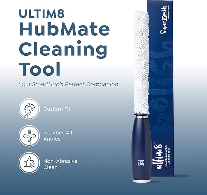 SuperMouth HubMate Microfiber Cleaning Tool for the ULTIM8 SmartHub – Reusable, Washable, Custom Design for Hygienic Maintenance and Precise Cleaning