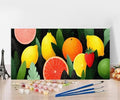 Paint by Numbers Kit for Adults Fruit Painting by Numbers Plant DIY Kits for Adults Canvas Oil Painting Crafts, Hobbies for Women Beginner for Home Wall Decor Art, Gifts Without Frame 12x24Inch H-AR30