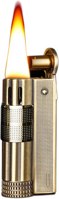 Lighter, Kerosene Lighter, Refillable, Windproof Flame,Beautifully Designed, Candle，Outdoor Barbecue Camping (Does not Contain Fuel) 02