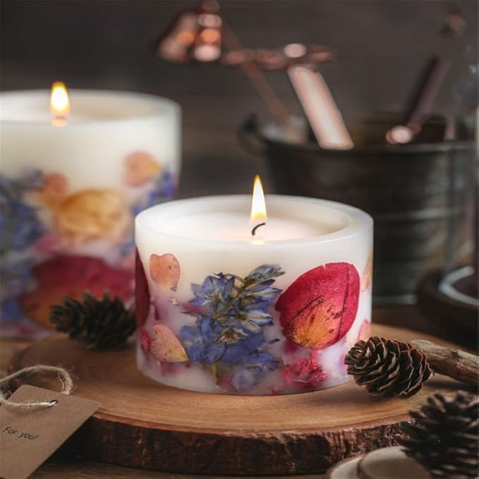 2 Sizes Cylinder Candle Molds for Candle Making Silicone Candle Molds Pillar Candles Resin Mould Epoxy Resin Casting Molds for DIY Aromatherapy Candles, Wax, Soaps, Polymer Clay