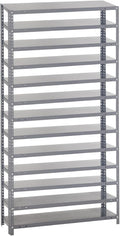 Quantum Storage Systems 1275-000 IRONMAN Solid Heavy Duty 13 Shelves 75" H x 36" W x 12" D