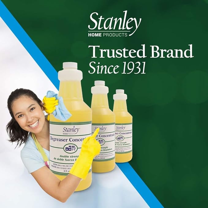 STANLEY HOME PRODUCTS Degreaser Concentrate – Makes Up to 64 Gallons – Industrial Strength Formula, Multi-Surface Cleaner for Kitchen, Cookware, Counters, Tools (Pack of 1)