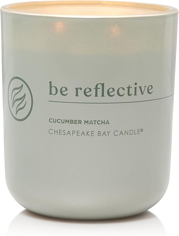 Chesapeake Bay Candle Intentions Collection Candle Be Reflective: Take time to look inward (Cucumber Matcha) 13 oz Home Décor