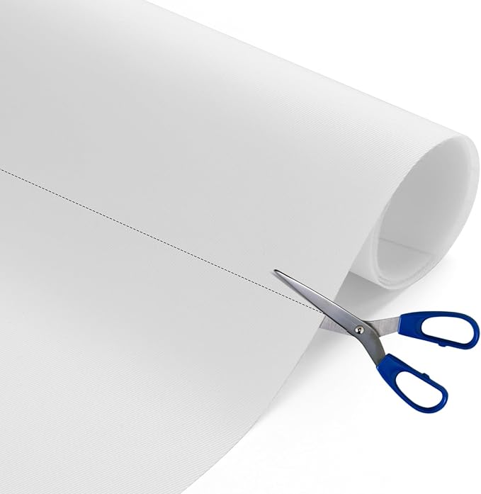 Nylon Fabric, 58"W 420D Waterproof Fabric 8 Yard Ripstop Nylon Material Outdoor Upholstery Twill Sewing Material for Patio Chair, Lining, Cushion, Purse, Tote Bag, Tent, Tarp Cover, DIY Project White