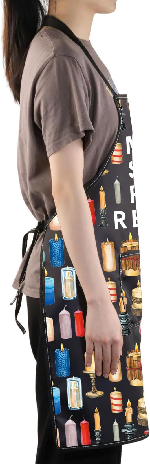 JNIAP Candle Making Apron Candle Lover Gift Candle Maker Gift Crafter Apron Candle Lady Apron Melt Stir Pour Repeat Gifts