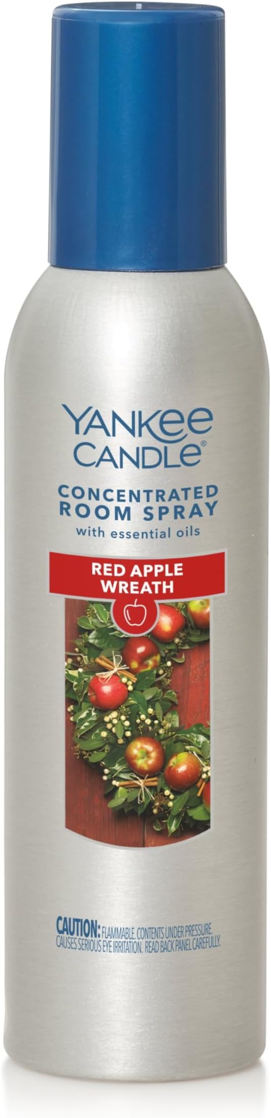 Yankee Candle Concentrated Air Freshener Room Spray, Odor Eliminator for Home, Bathroom, Red Apple Wreath, 1.5 Oz (Pack of 3)