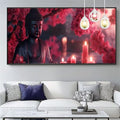 Paint by Numbers Buddha Large Paint by Numbers Kit for Adults Candle 32x80in DIY Colorful Canvas for Acrylic Painting Kit with Paints/Brushes,Mosaic Drawing Paintwork Art Crafts,Decor Gifts,XYY-292