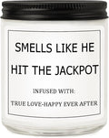 Bridal Shower Gifts for Bride, Bride to Be Engagement Gift for Couples Women, Funny Wedding Lavender Candles