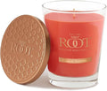 Root Candles Scented Candles Honeycomb Beeswax Blend Premium Handcrafted Candle, Large Veriglass, Coastal Sunrise