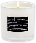 Lulu Candles | Clean Cotton (Linen) Scented Candle | Luxury Scented Soy Jar Candle | Hand Poured in The USA | Highly Scented Long Lasting - 9 Oz.