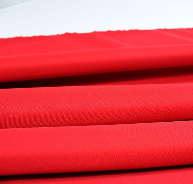 Mybecca Canvas Oxford Fabric Marine Waterproof Outdoor Awning 600 Denier by The Yard (Cut Separate by Yard for Prime Orders-1 Yard) (60"x36") Red
