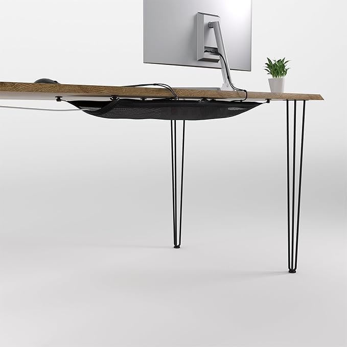 Cable Management net - Under Desk Cable Management Tray - Cable net - Wire Management Under Desk - Cord Organizer