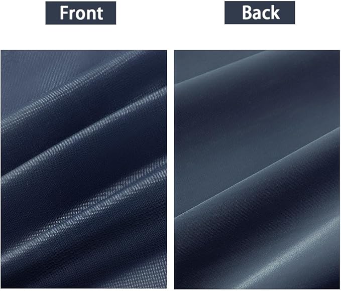 600D Outdoor Waterproof Fabric by The Yard - 59" Wide Navy Blue Nylon Fabric for Furniture Covers, Outdoor Chair Cushions, Awnings - DIY Sewing Material (1 Yard)