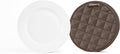 Covermates Keepsakes Quilted Dish Dividers – Set of Padded Plate Protectors for China & Dinnerware Storage, Scratch Protection, Machine Washable, Bronze