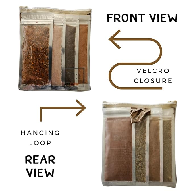 Cpise ORGANIC Camping Spice Set with 8 Essential Spices for Camping & Travel