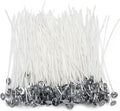160Pcs Candle Wick, Low Smoke 6 Inch Pre-Waxed Cotton Wick with Tabs, Natural Cotton Core for Candle Making, Soy Candle DIY