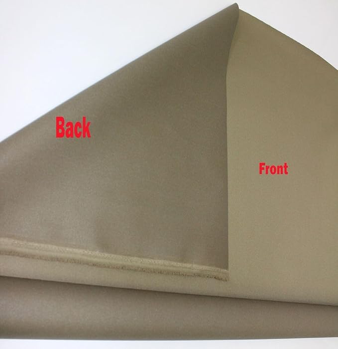 Mybecca Waterproof Canvas Marine Fabric 600 Denier Indoor/Outdoor PU Backing UV Protector Coyote Tan 1 Yard