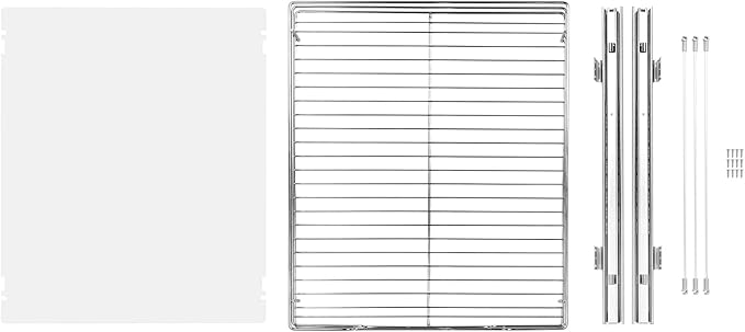 VEVOR 18.5"Wx21"Dx3.5"H Pull Out Cabinet Organizer, Heavy Duty Slide Out Pantry Shelves, Chrome-Plated Steel Roll Out Drawer, Drawer Storage for Home Under Sink, 20"Wx22"Dx7"H Install Size for Cabinet