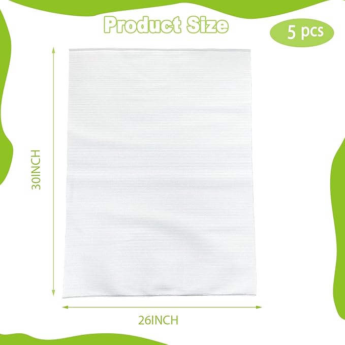 5 Pack 26x30in Cushion Foam Pouches Moving Packaging Supplies Shockproof