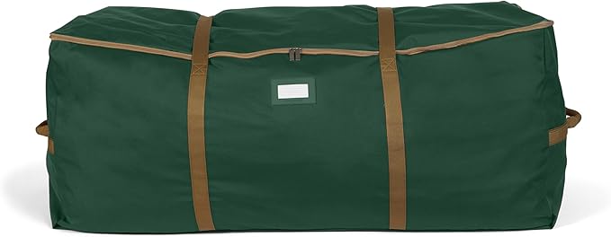 Covermates Keepsakes Christmas Tree Cinch Bag – Durable Polyester Tree Storage with Reinforced Handles & Built-In Cinch Straps – Trees, Lights & Holiday Décor, Green