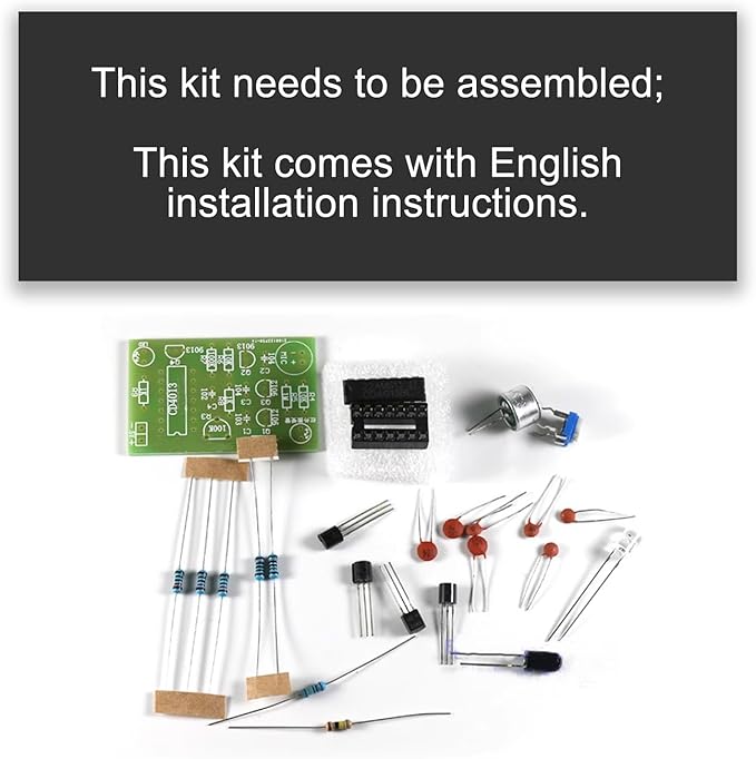ISolderStore Soldering Practice Kit Electronic Candle Kit Electronics Kit LED DIY Kit Soldering Project for Students Christmas Gift
