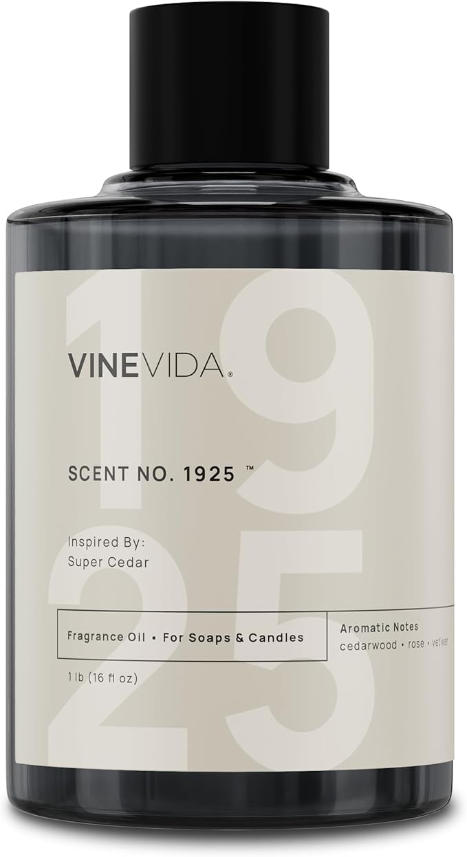 VINEVIDA [16 Oz] Inspired by: Super Cedar; Fragrance Oil for Candle Making and Soap Making - Premium Candle Scents for Soy Candles