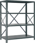 Quantum Storage Systems 39-1842-4 IRONMAN Solid Heavy Duty 4 Shelves 39" H x 42" W x 18" D