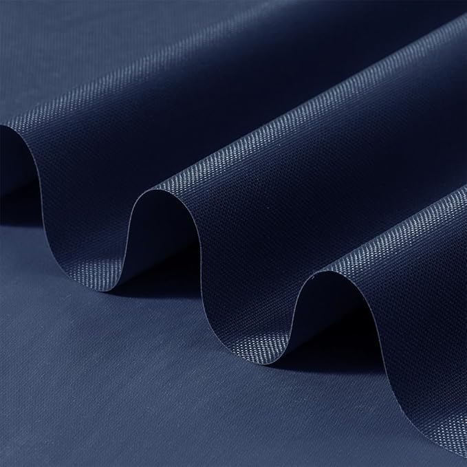 600D Outdoor Waterproof Fabric by The Yard - 59" Wide Navy Blue Nylon Fabric for Furniture Covers, Outdoor Chair Cushions, Awnings - DIY Sewing Material (1 Yard)