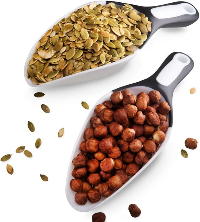 Rockland Guard Large Scooper for Dry Goods - Ice Scoop for Ice Machine Flour & Coffee Scoop - Dishwasher-Friendly 1 Cup Measuring Scoop for Pet Dog & Cat Food, Kitchen & Pantry Ingredients - [2-Pack]