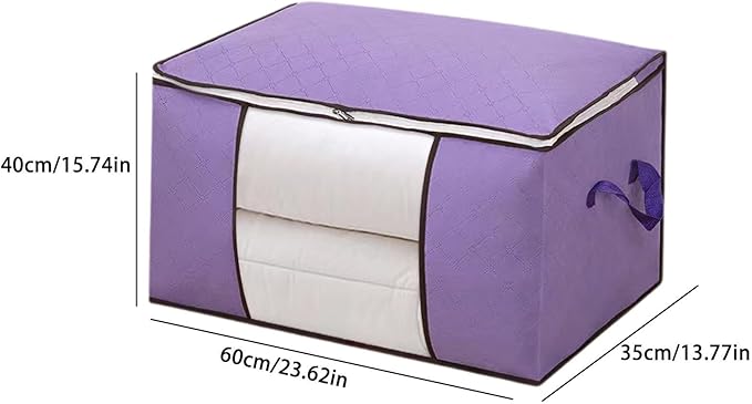 Heavy Duty Moving Bags, Moving Boxes with Reinforced Handles ＆ Premium Double Zippers, 2024 New Storage Tote for Space Saving, Packing ＆ Moving Storage