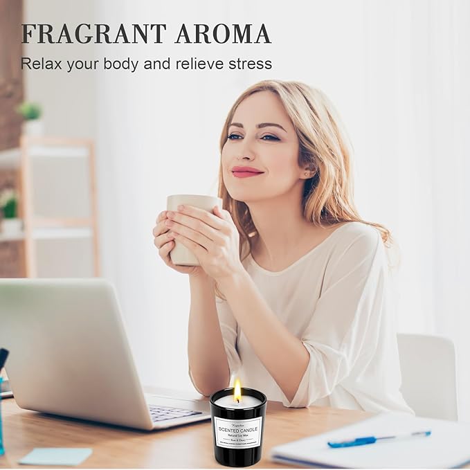 12 Pack Scented Candles Gifts Set for Women and Men, Candles for Home Scented, Natural Soy Wax 180H Long Burning, Aromatherapy Candle Bulk Gift Set for Women Christmas Birthday Thanksgiving Mother