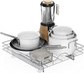 LOVMOR Pull Out Cabinet Organizer and Storage 20" W x 21" D, Slide Out Shelves for Kitchen Cabinets