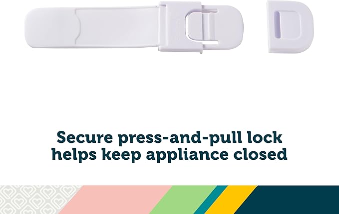 Safety 1st Multi-Purpose Latch,White 2-Count