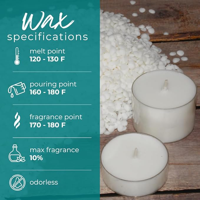 Coconut Soy Wax Beads for Candle Making | 25lb Coconut Soy Candle Wax Pastilles for Candlemaking | Smooth Blend for High Load Fragrance Formulation | Candle Making Supplies