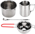 Ymiko Candle Making Kit Craft Tool Set Heating Furnace Stainless Steel Aromatic DIY Material