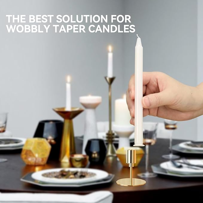 48 Pieces White Adhesive Small Candles, Accessories Candle Wax Dots- Adhesive,Wax Sticky Dots,Candl Accessories (48)