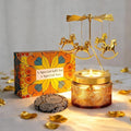 Candle Gifts for Women, Mom, Wife, Girlfriend, Sister, Her, Female Friends, Women Gift for Birthday Unique, Mothers Day Gifts, Anniversary Rotating Candles Gift for Woman (Elephant)