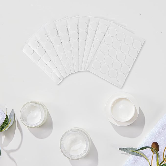 200PCS Candle Wick Sticker，Adhere Steady in Hot Wax,Candle Making Double-Sided Sticker Heat-Resistant Candle Sticker，Resistance Double-Sided Stickers for Candle Making
