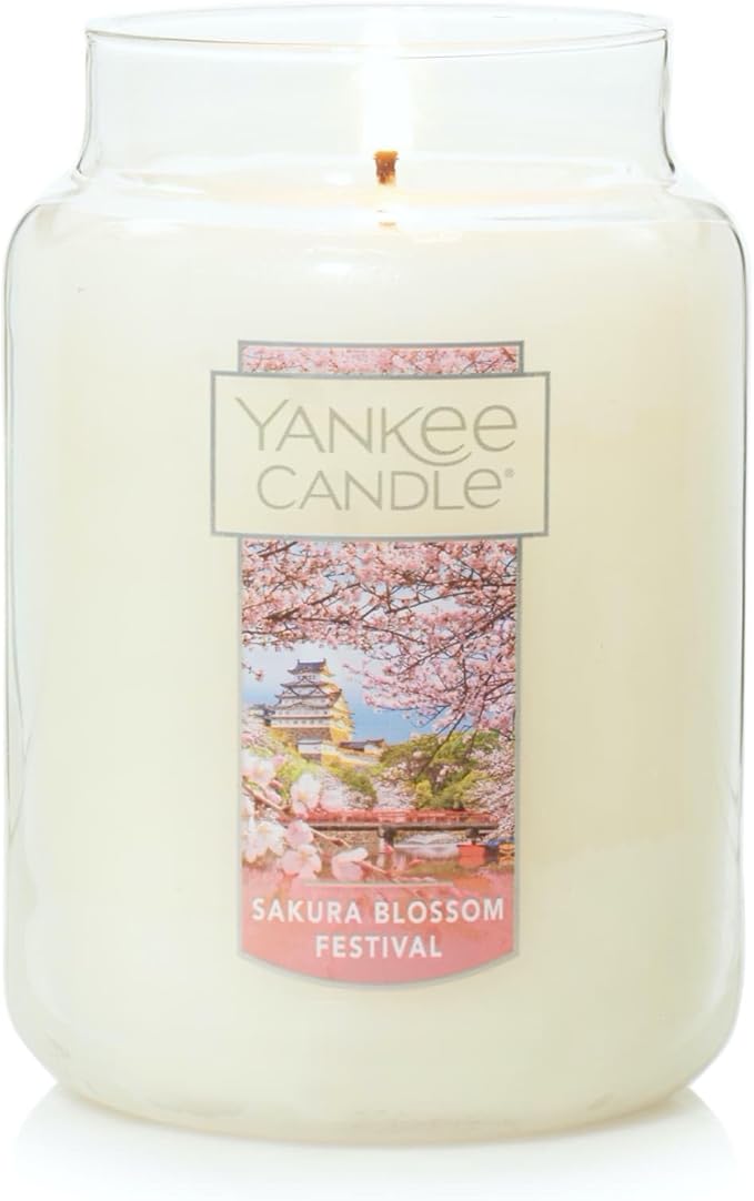 Yankee Candle Sakura Blossom Festival Large Jar Candle White Rose