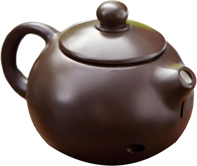 Cool Windproof Jet Trench Teapot Lighter - Unique Cute Creative Decoration, Birthday Candle Gift for Men (Black)