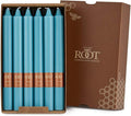 Root Candles Unscented Dinner Candles Premium Beeswax Blend Boxed Candle Set, 9-Inch, Sky, 12-Count