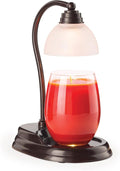 Candle Warmers Etc Aurora Candle Warmer Lamp For Top-Down Candle Melting, Bronze